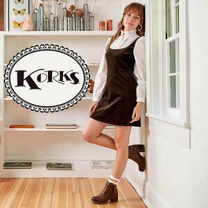 KORKS ~ “Elsie” Bootie ~ Size 8M ~ EUC